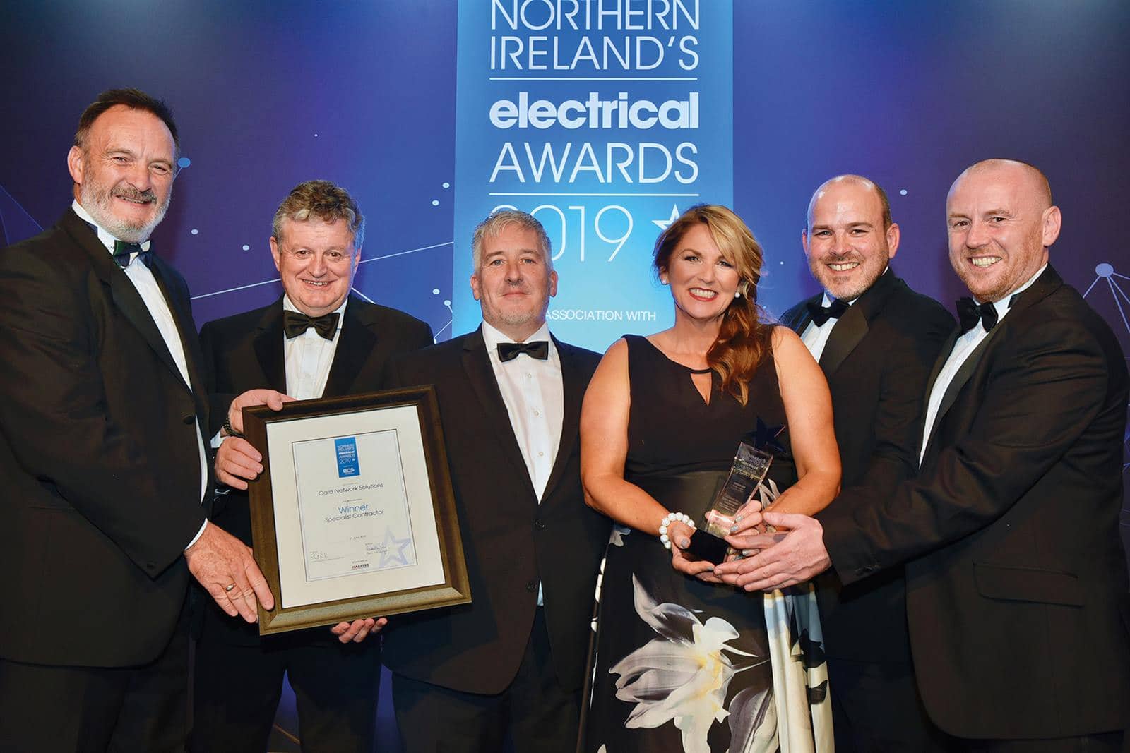 Cara Network Solutions brand background