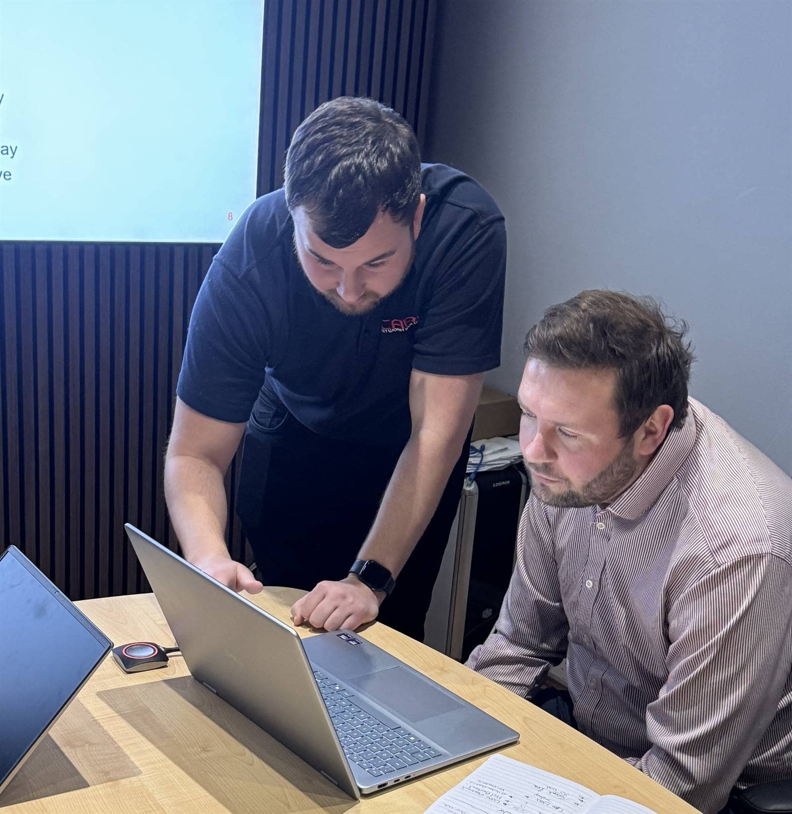 Engineer delivering proactive IT support